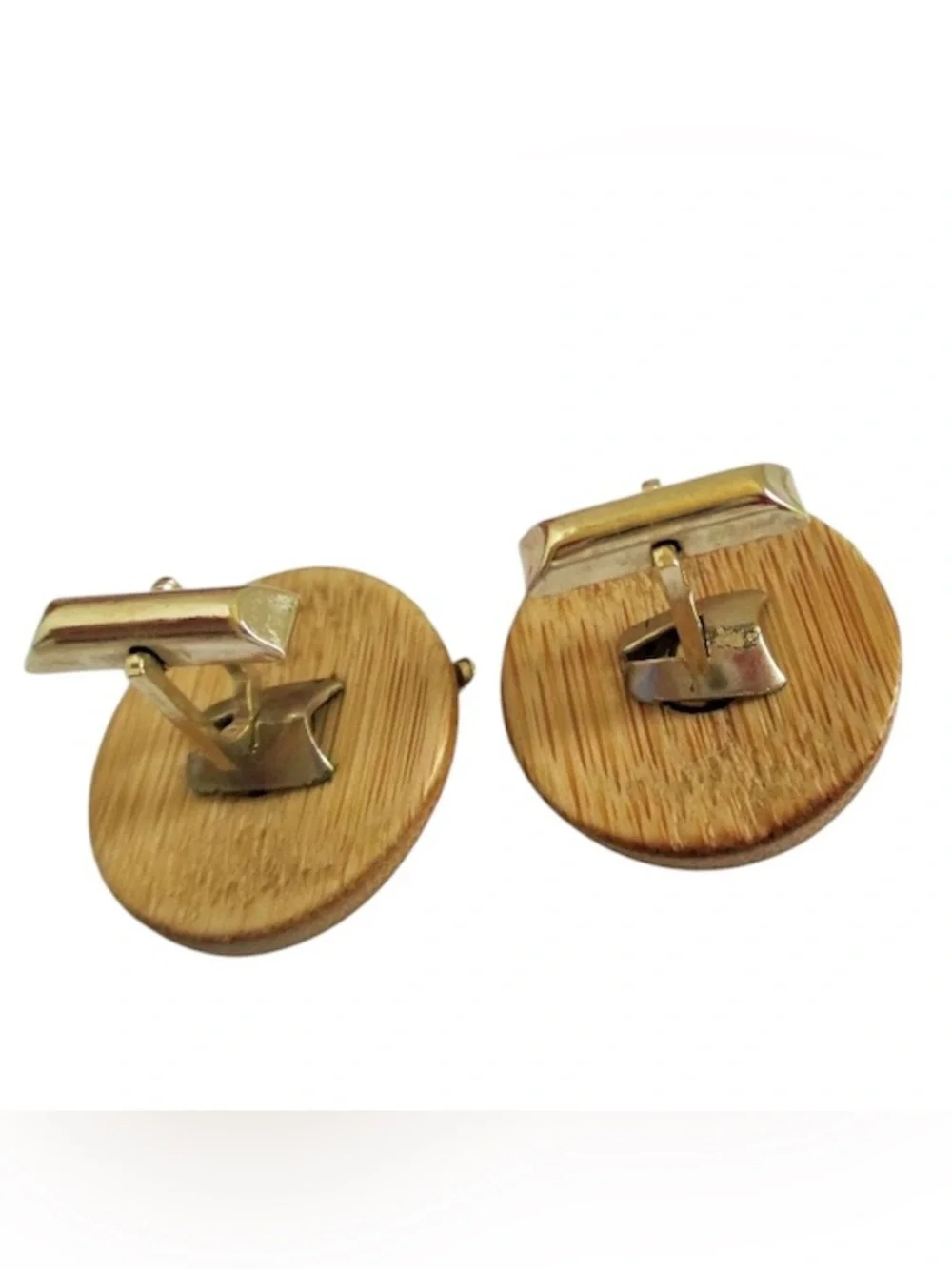 Vintage SWANK Bamboo Asian Ship Cufflinks For Him, For Dad, Moana, Maui